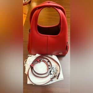 Coach Lana 23 Red Leather Shoulder Bag